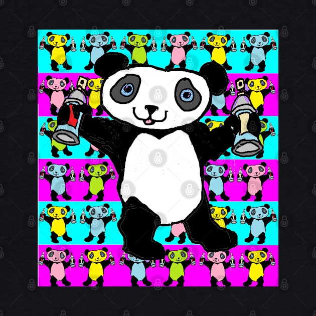 Graffiti,Panda,Pop by LowEndGraphics by LowEndGraphics